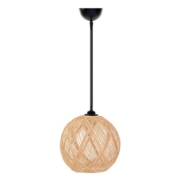 Luster na sajli JUTE 1xE27/60W/230V bež