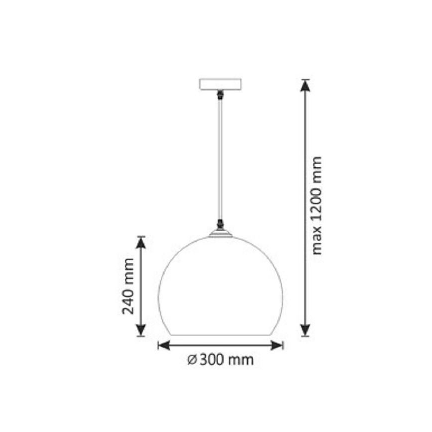 Luster na sajli OTIS 1xE27/20W/230V