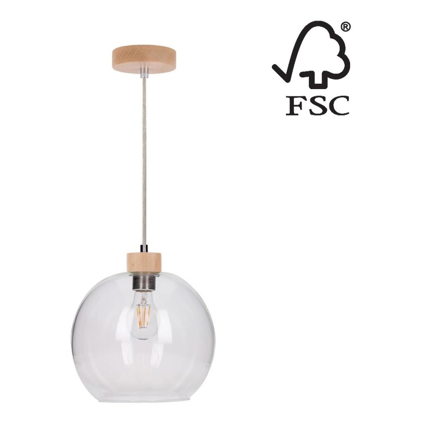 Luster na sajli SVEA 1xE27/60W/230V – FSC certificirano