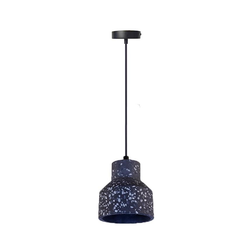 Luster na sajli TERRAZZO 1xE27/60W/230V pr. 12 cm crna