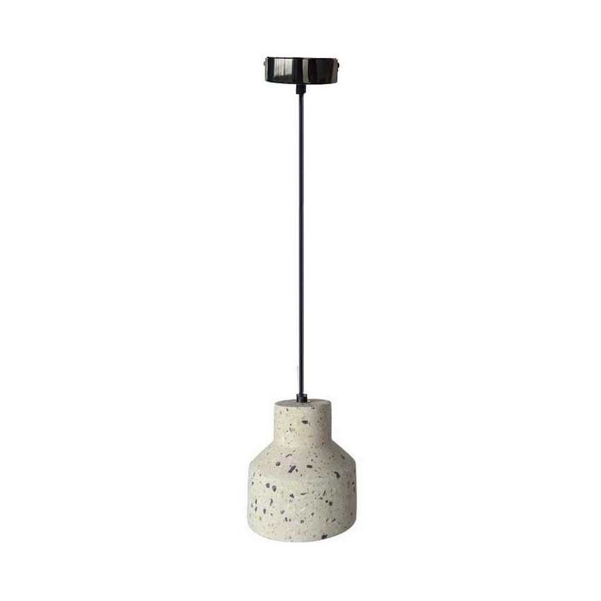 Luster na sajli TERRAZZO 1xE27/60W/230V pr. 12 cm krem