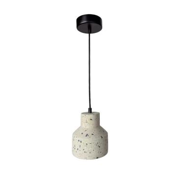 Luster na sajli TERRAZZO 1xE27/60W/230V pr. 12 cm krem