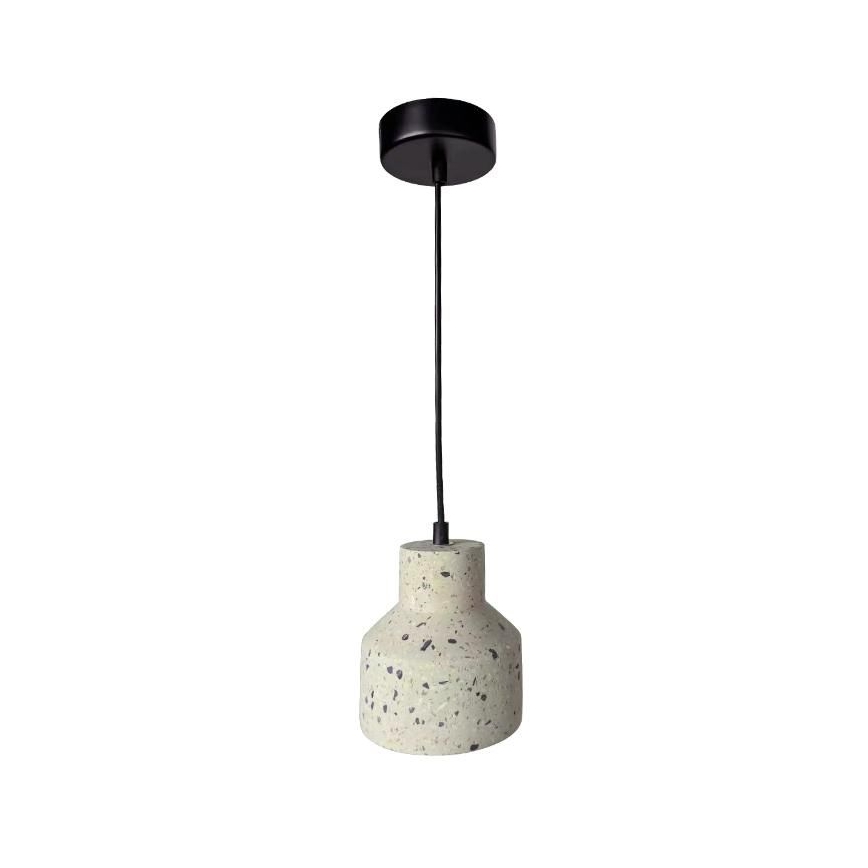 Luster na sajli TERRAZZO 1xE27/60W/230V pr. 12 cm krem