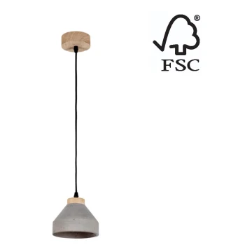 Luster na sajli TRISTAN 1xE14/40W/230V hrast – FSC certificirano