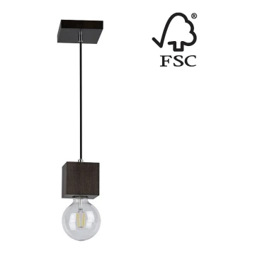 Luster na sajli TRONGO ROUND 1xE27/60W/230V bukva – FSC certificirano