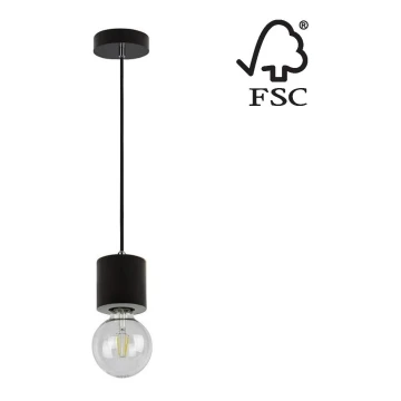 Luster na sajli TRONGO ROUND 1xE27/60W/230V – FSC certificirano