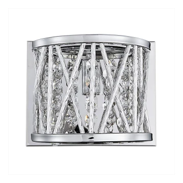 LUXERA 46063 - Zidna svjetiljka STIXX 1xG9/33W/230V srebrna