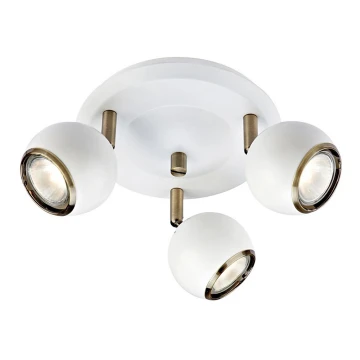 Markslöjd 106875 - Stropna svjetiljka COCO 3xGU10/35W/230V bijela