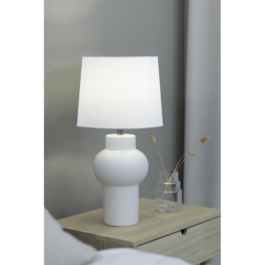 Markslöjd 108450 - Stolna lampa SHAPE 1xE27/40W/230V bijela