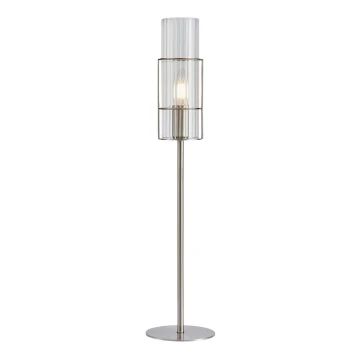 Markslöjd 108558 - Stolna lampa TUBO 1xE14/40W/230V 65 cm sjajni krom/prozirna