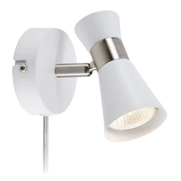 Markslöjd 108627- Zidna reflektorska svjetiljka FOLIE 1xGU10/7W/230V bijela/mat krom