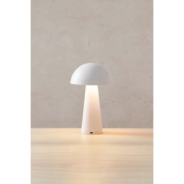 Markslöjd 108656 - LED Prigušiva punjiva lampa FUNGI LED/1,5W/5V IP44 bijela
