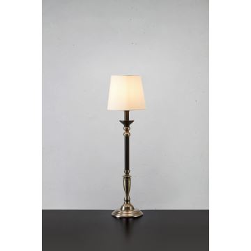 Markslöjd 108680 - Stolna lampa GENT 1xE27/40W/230V krom/crna/bijela
