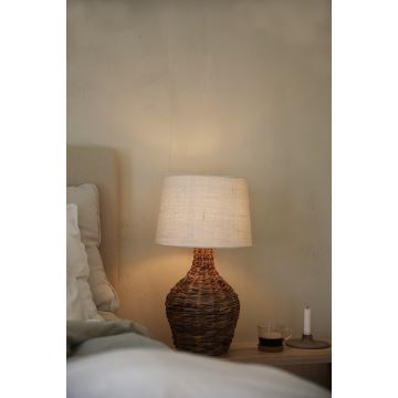 Markslöjd 108771 - Stolna lampa PAGLIA 1xE27/40W/230V bijela/ratan