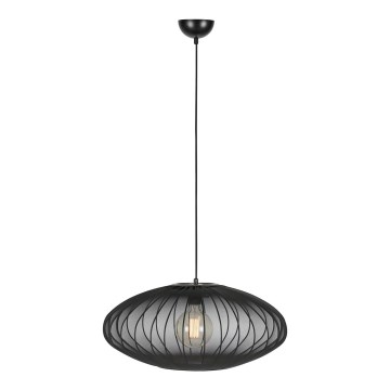 Markslöjd 108793 - Luster na sajli FORENCE 1xE27/40W/230V pr. 60 cm crna