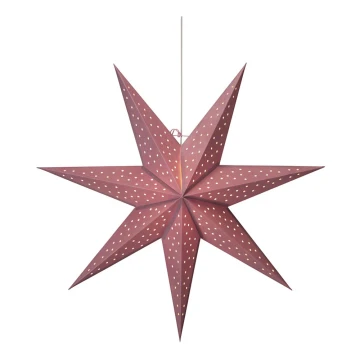 Markslöjd 704904 - Božićna dekoracija CLARA 1xE14/6W/230V 75 cm ružičasta
