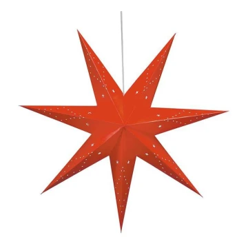 Markslöjd 8101,130 - Božićna dekoracija SATURNUS 1xE14/25W/230V pr. 75 cm crvena