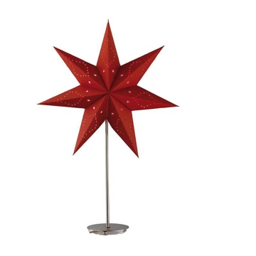 Markslöjd 8813,130 - Božićna dekoracija SATURNUS 1xE14/25W/230V 69 cm crvena