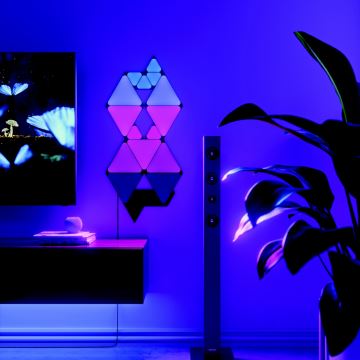 Nanoleaf - Proširujući SET 10x LED RGBW Prigušivi panel MINI TRIANGLES LED/0,54W/230V 1200-6500K Wi-Fi