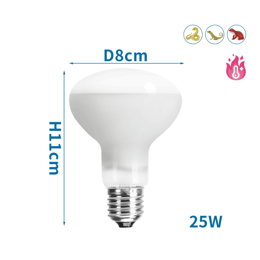 Nobleza - UVA Žarulja za terarij E27/25W/230V IP54