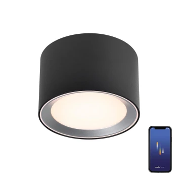 Nordlux - LED Prigušiva kupaonska reflektorska svjetiljka LANDON SMART LED/8W/230V 2700-6500K IP44 crna