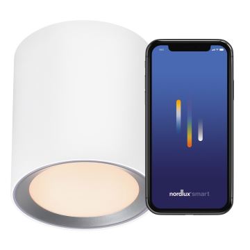 Nordlux - LED Prigušiva kupaonska reflektorska svjetiljka LANDON SMART LED/8W/230V 2700-6500K IP44 bijela