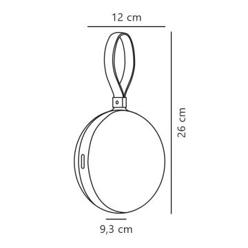 Nordlux - LED Prigušiva vanjska prijenosna svjetiljka BRING TO-GO LED/1W/5V IP54 zelena