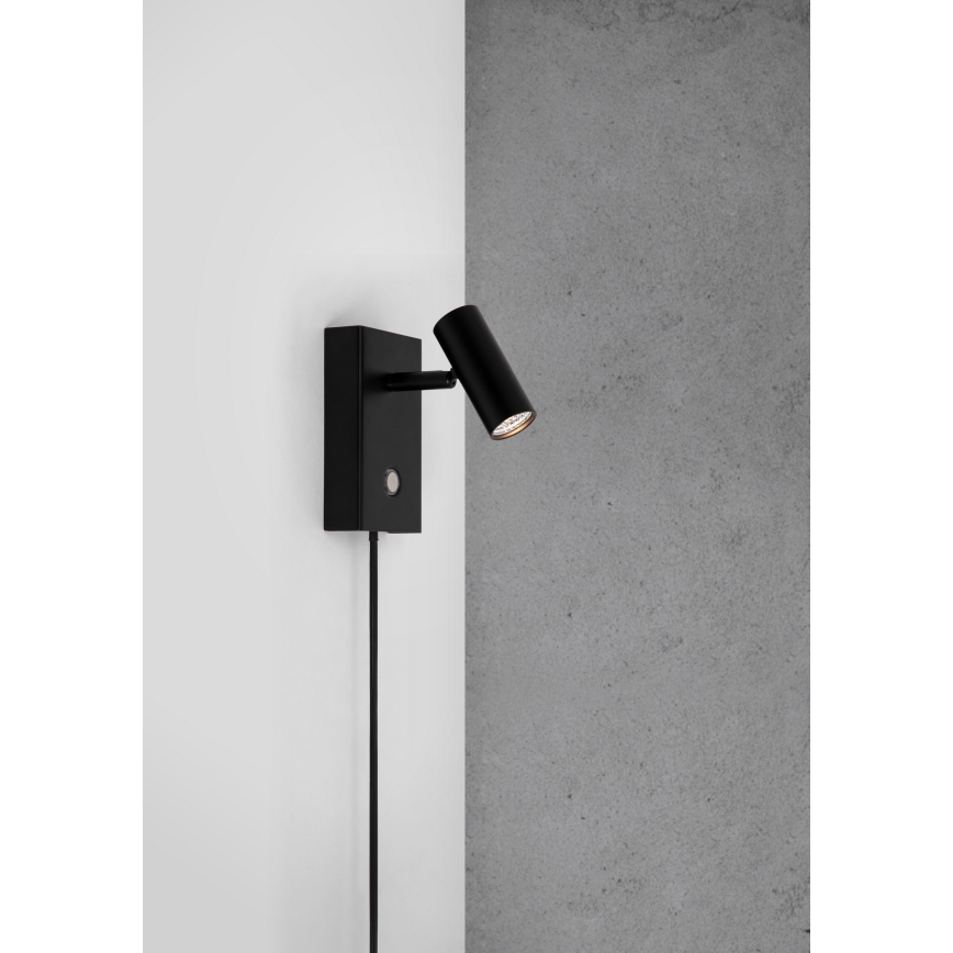 Nordlux - LED prigušiva zidna reflektorska svjetiljka OMARI LED/3,2W/230V crna