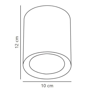 Nordlux - LED Reflektorska svjetiljka FALLON LONG LED/5,5W/230V crna