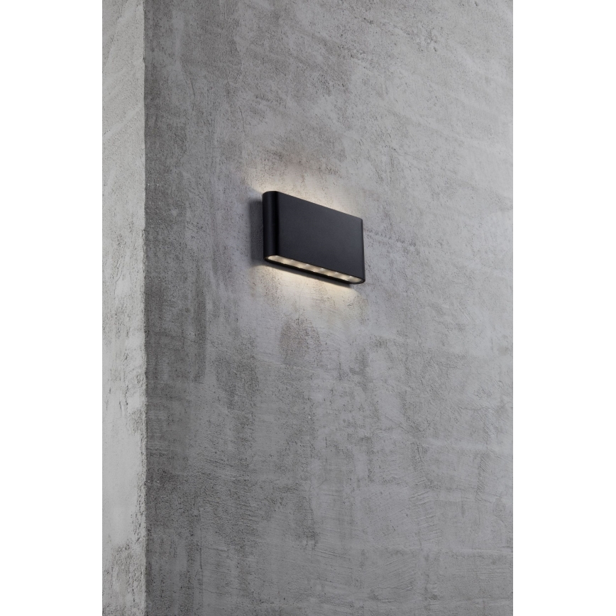 Nordlux - LED Vanjska zidna svjetiljka KINVER LED/8,5W/230V IP54 crna