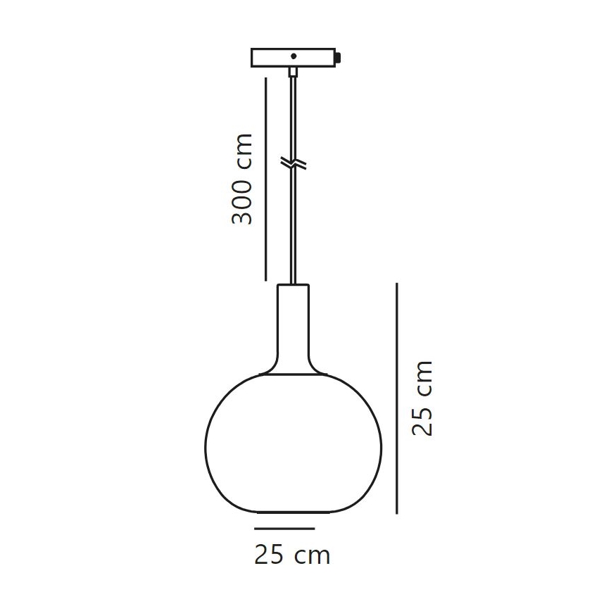 Nordlux - Luster na sajli ALTON 1xE27/60W/230V bijela/crna/mesing