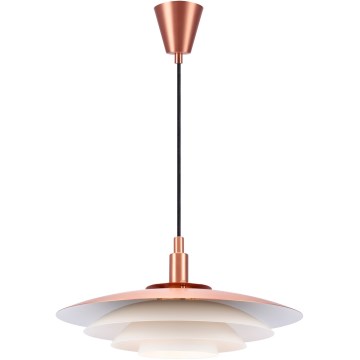 Nordlux - Luster na sajli BRETAGNE 1xG9/25W/230V rose gold