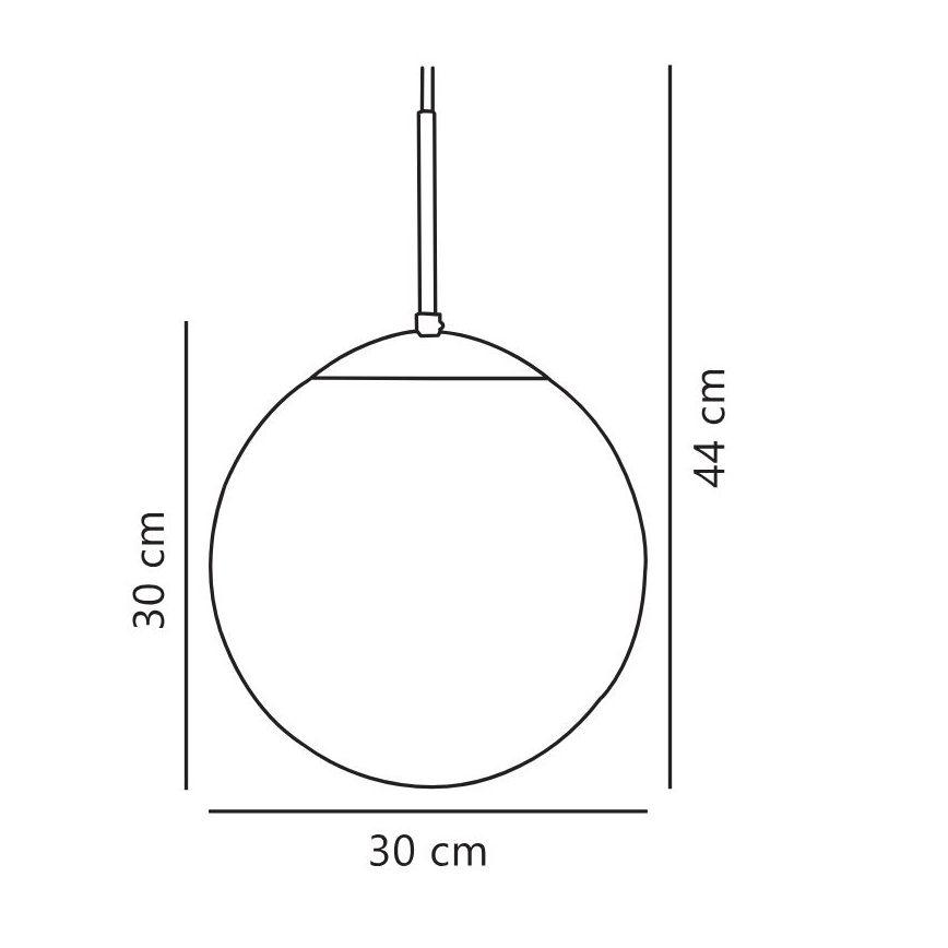 Nordlux - Luster na sajli CAFE 1xE27/25W/230V pr. 30 cm