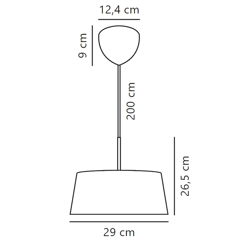 Nordlux - Luster na sajli CLASI 3xE14/10W/230V pr. 29 cm