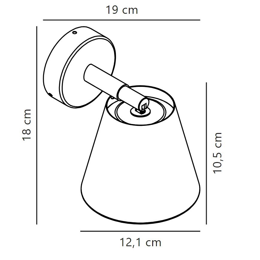 Nordlux - Reflektorska svjetiljka za kupaonicu IP 1xGU10/8W/230V IP44
