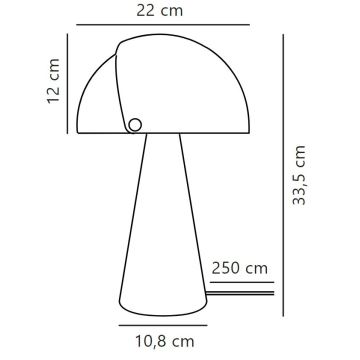 Nordlux - Stolna lampa ALIGN 1xE27/25W/230V bež