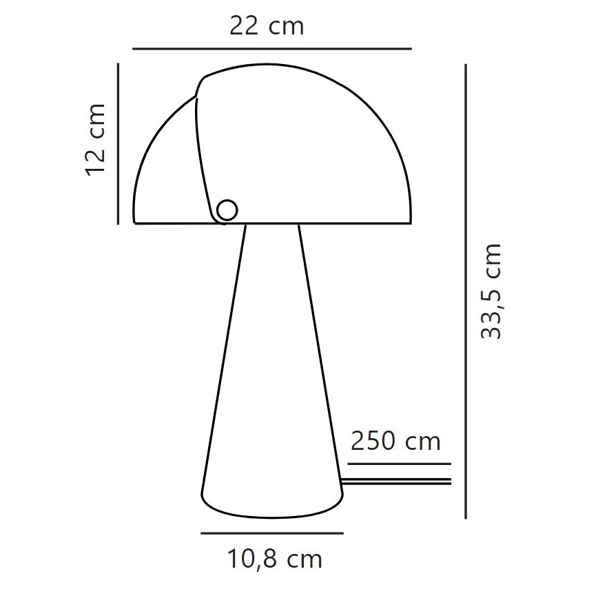 Nordlux - Stolna lampa ALIGN 1xE27/25W/230V bež