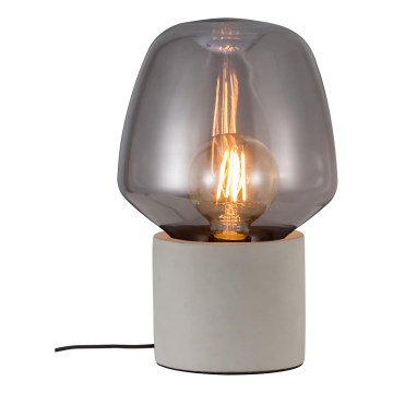 Nordlux - Stolna lampa CHRISTINA 1xE27/25W/230V beton/crna