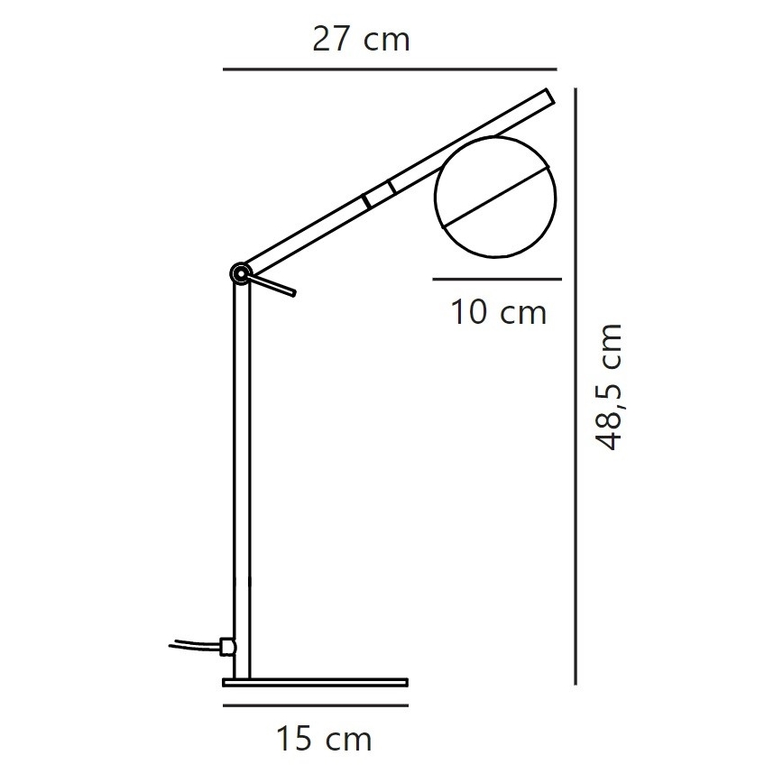 Nordlux - Stolna lampa CONTINA 1xG9/5W/230V crna