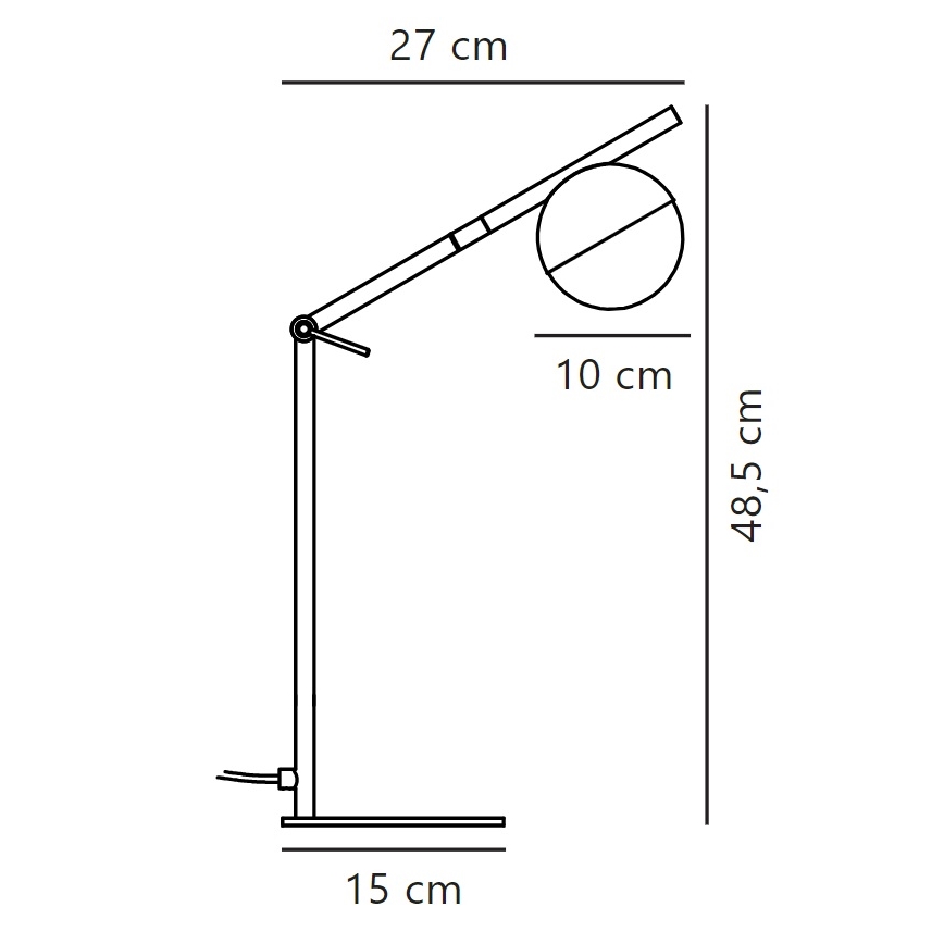 Nordlux - Stolna lampa CONTINA 1xG9/5W/230V zlatna