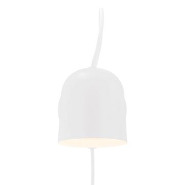 Nordlux - Zidna reflektorska svjetiljka s USB portem ANGLE 1xGU10/25W/230V bijela
