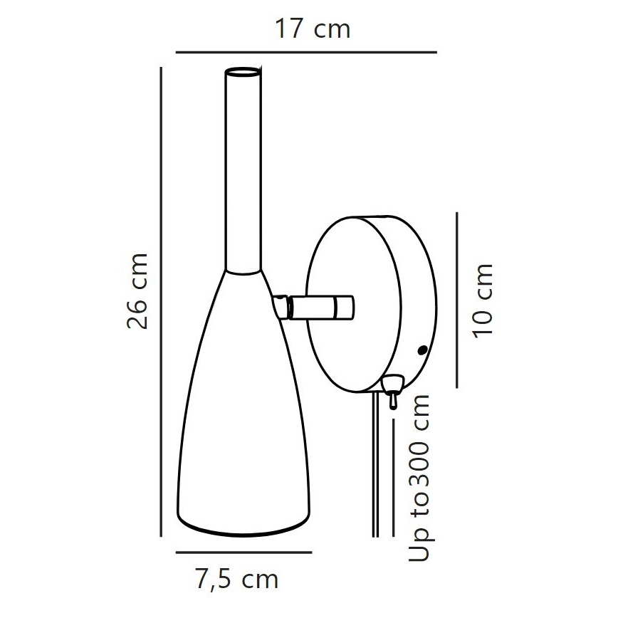 Nordlux - Zidna reflektorska svjetiljka PURE 1xGU10/8W/230V bijela