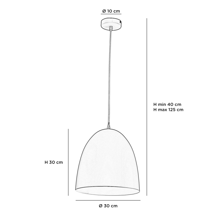 ONLI - Luster na sajli AMBETA 1xE14/6W/230V plava