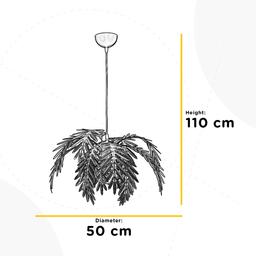 ONLI - Luster na sajli DUBAI 1xE27/22W/320V brončana