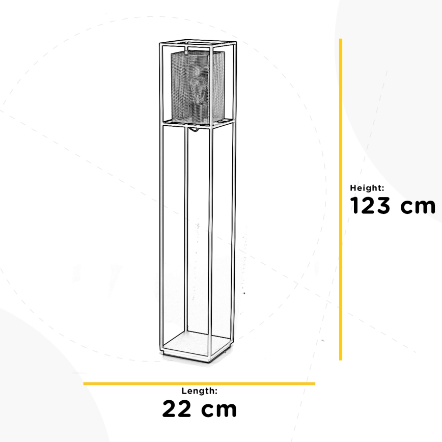 ONLI - Podna lampa MALIK 1xE27/22W/230V zlatna/crna