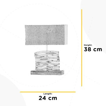 ONLI - Stolna lampa MARICA 1xE27/22W/230V bež