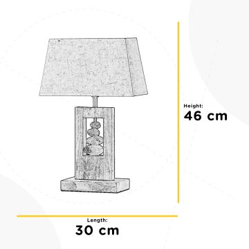 ONLI - Stolna lampa MIRIEL 1xE27/22W/230V