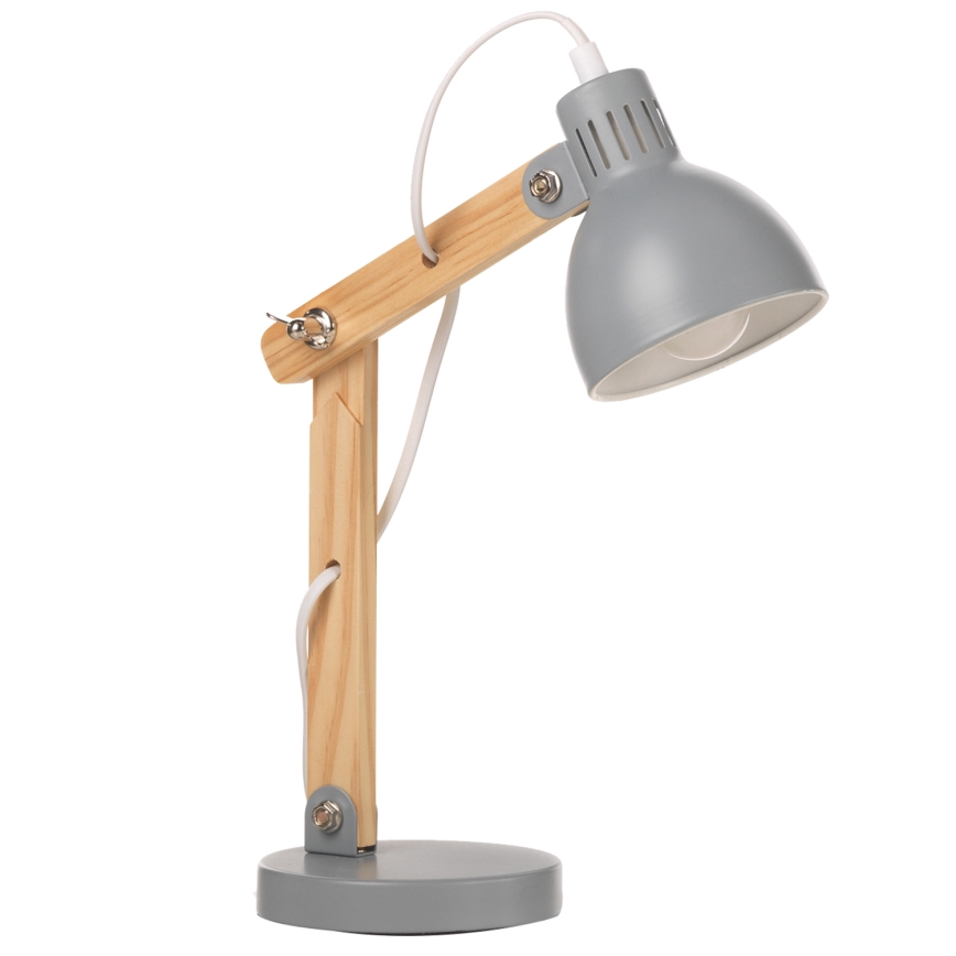 ONLI - Stolna lampa NORA 1xE14/6W/230V siva