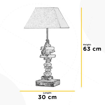 ONLI - Stolna lampa SEREGON 1xE27/22W/230V 63 cm