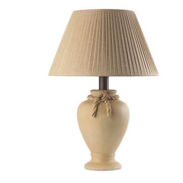 ONLI - Stolna lampa TRECCIA 1xE27/22W/230V 65 cm bež